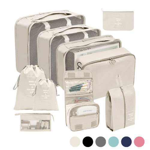 7/8/9/10 In 1 Set Travel Organizer Bag