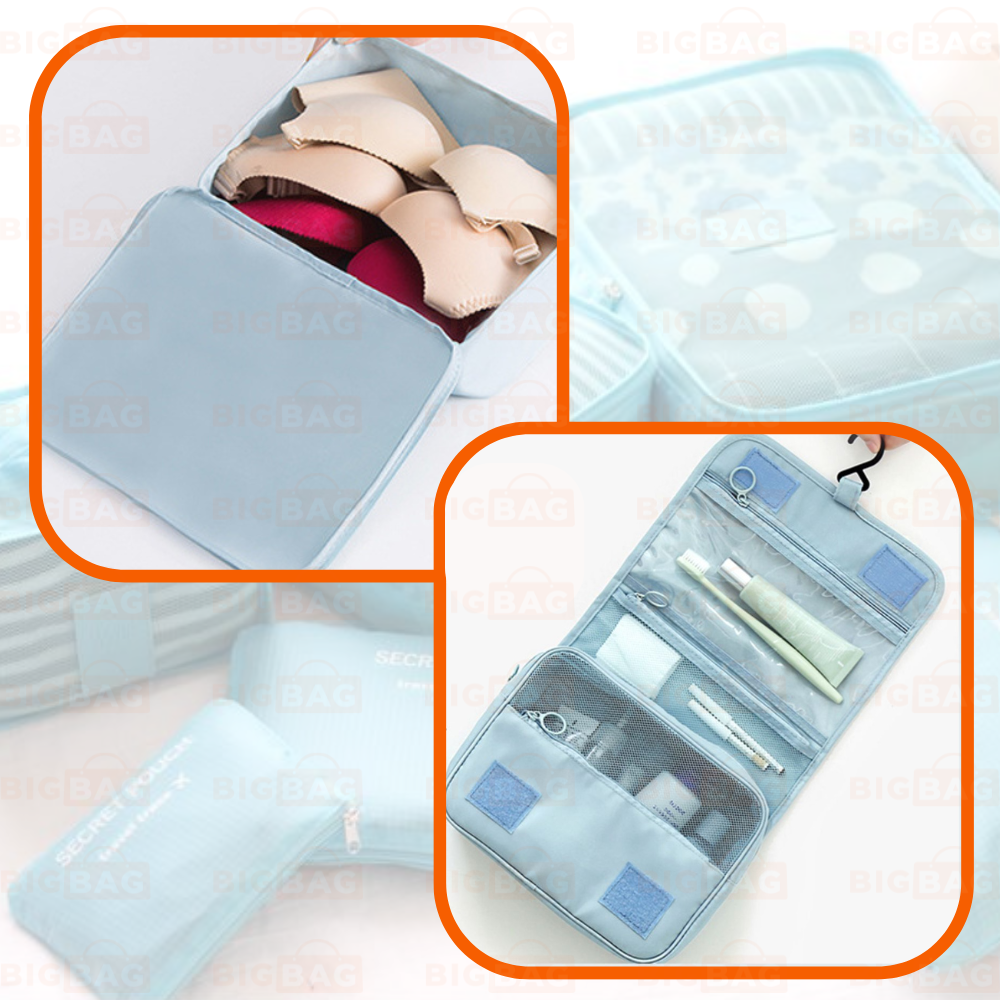 7/8/9/10 In 1 Set Travel Organizer Bag