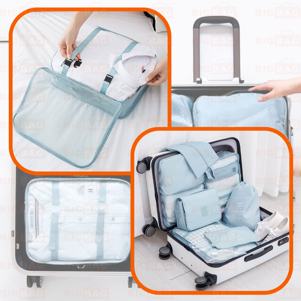 7/8/9/10 In 1 Set Travel Organizer Bag