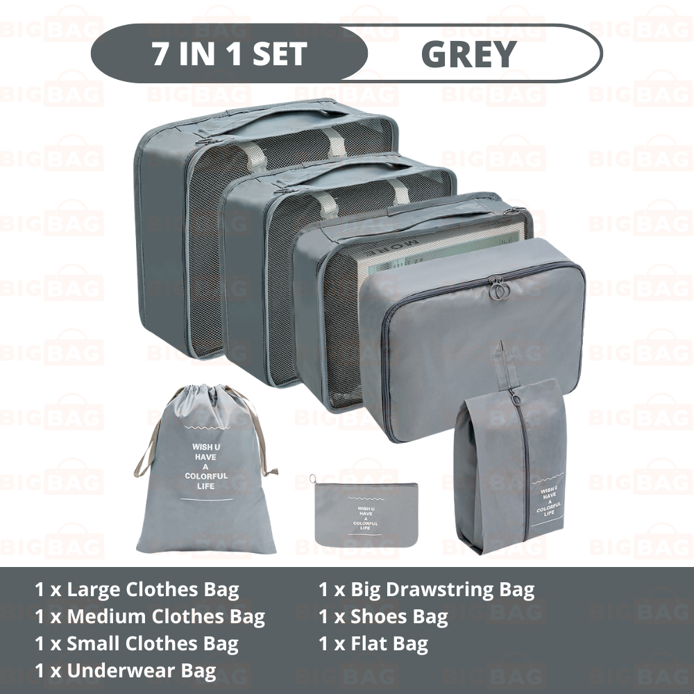 7/8/9/10 In 1 Set Travel Organizer Bag