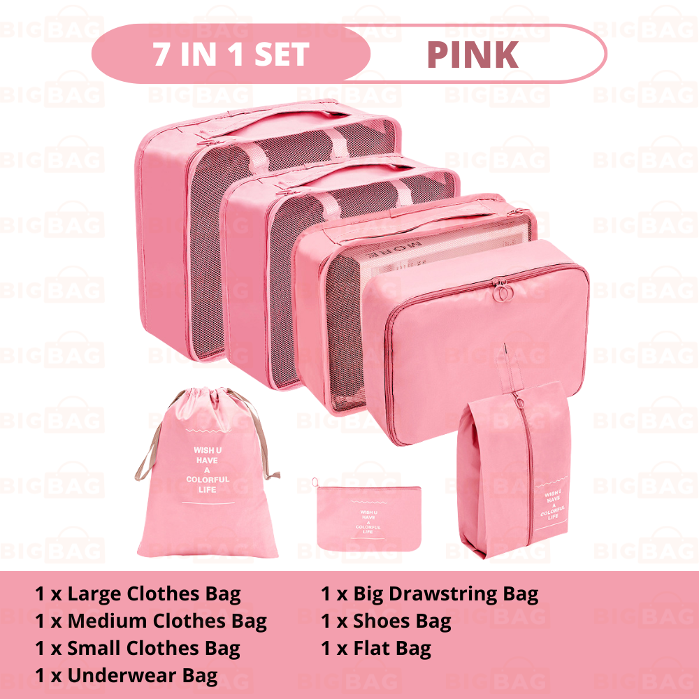 7/8/9/10 In 1 Set Travel Organizer Bag