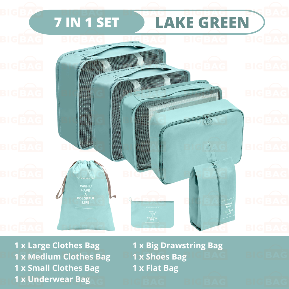 7/8/9/10 In 1 Set Travel Organizer Bag