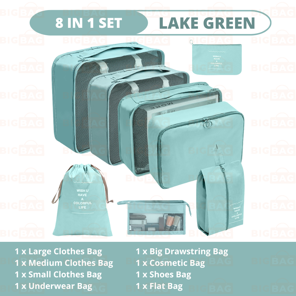 7/8/9/10 In 1 Set Travel Organizer Bag