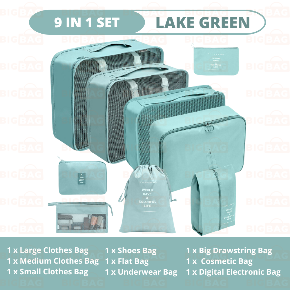 7/8/9/10 In 1 Set Travel Organizer Bag