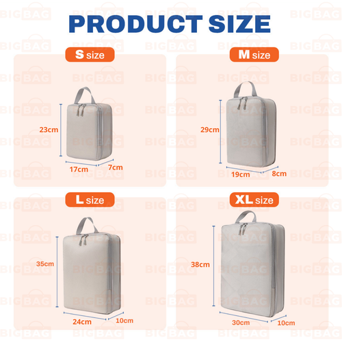4/6Pcs Set Compression Organizer Bag