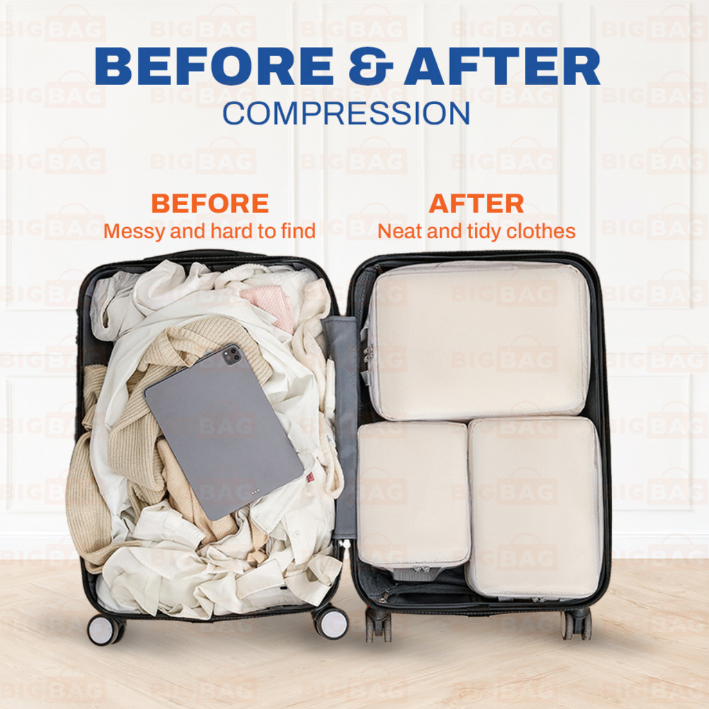 4/6Pcs Set Compression Organizer Bag