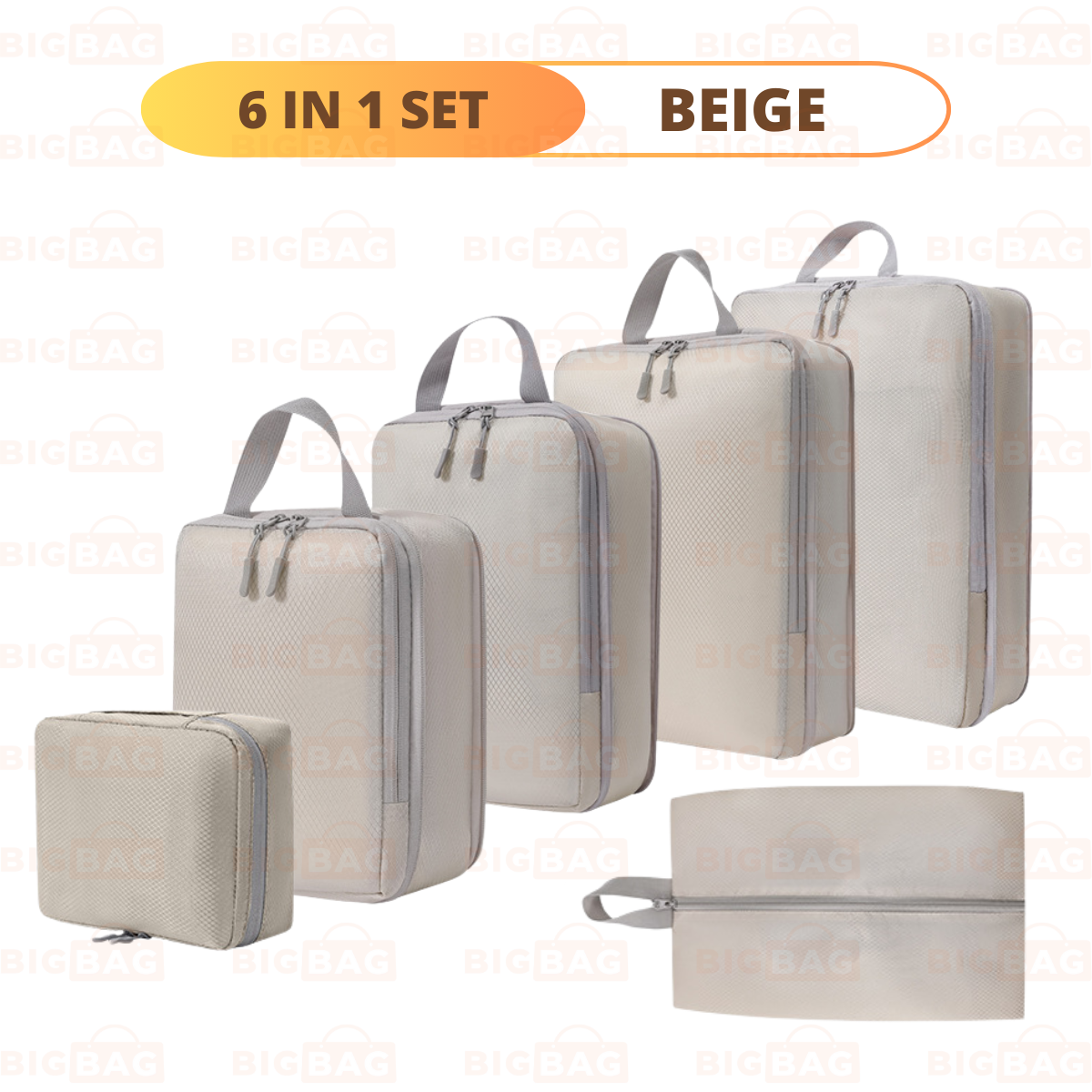 4/6Pcs Set Compression Organizer Bag