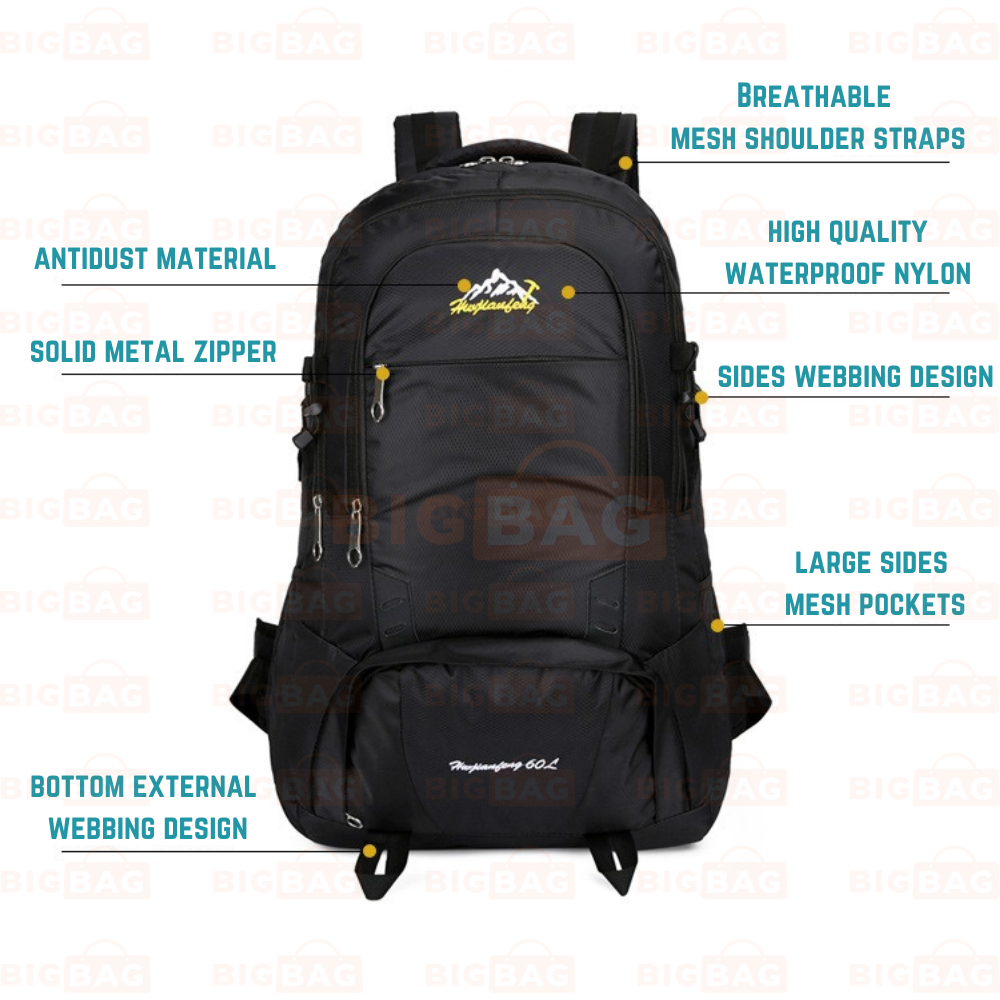 60L Travel Bagpack