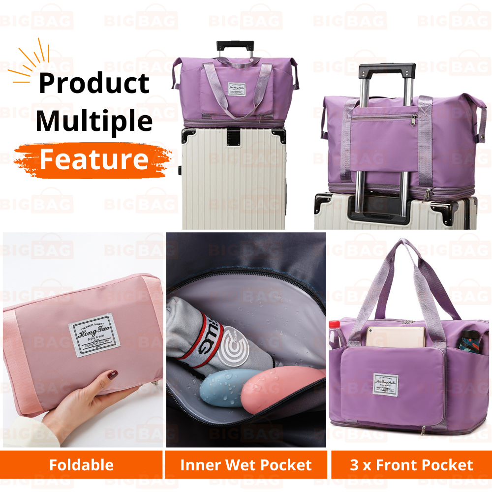 Foldable + Expandable Travel Bag