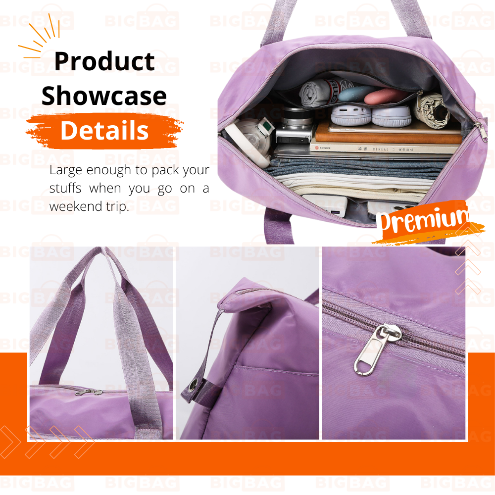 Foldable + Expandable Travel Bag
