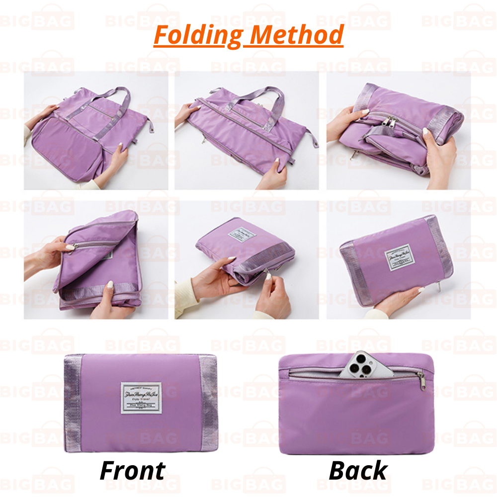 Foldable + Expandable Travel Bag