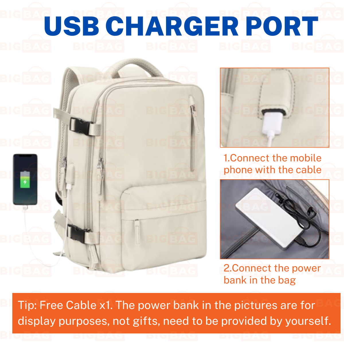 Multi Compartment Laptop Backpack