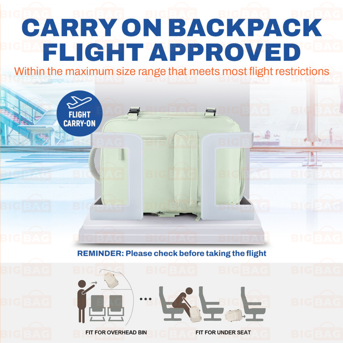 Multi Compartment Laptop Backpack