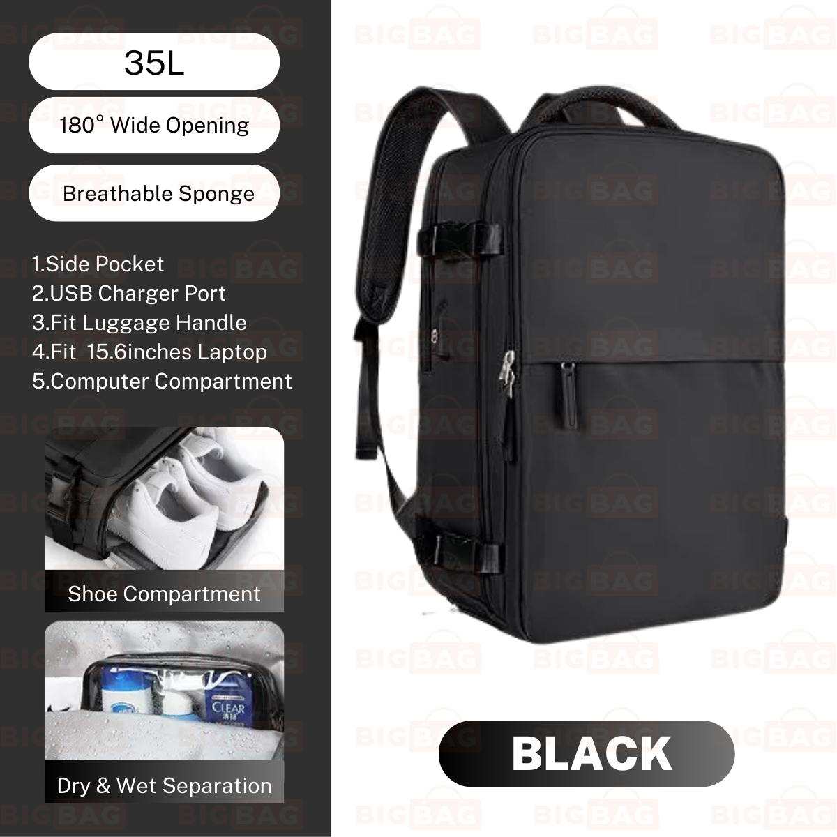 Waterproof Laptop Backpack