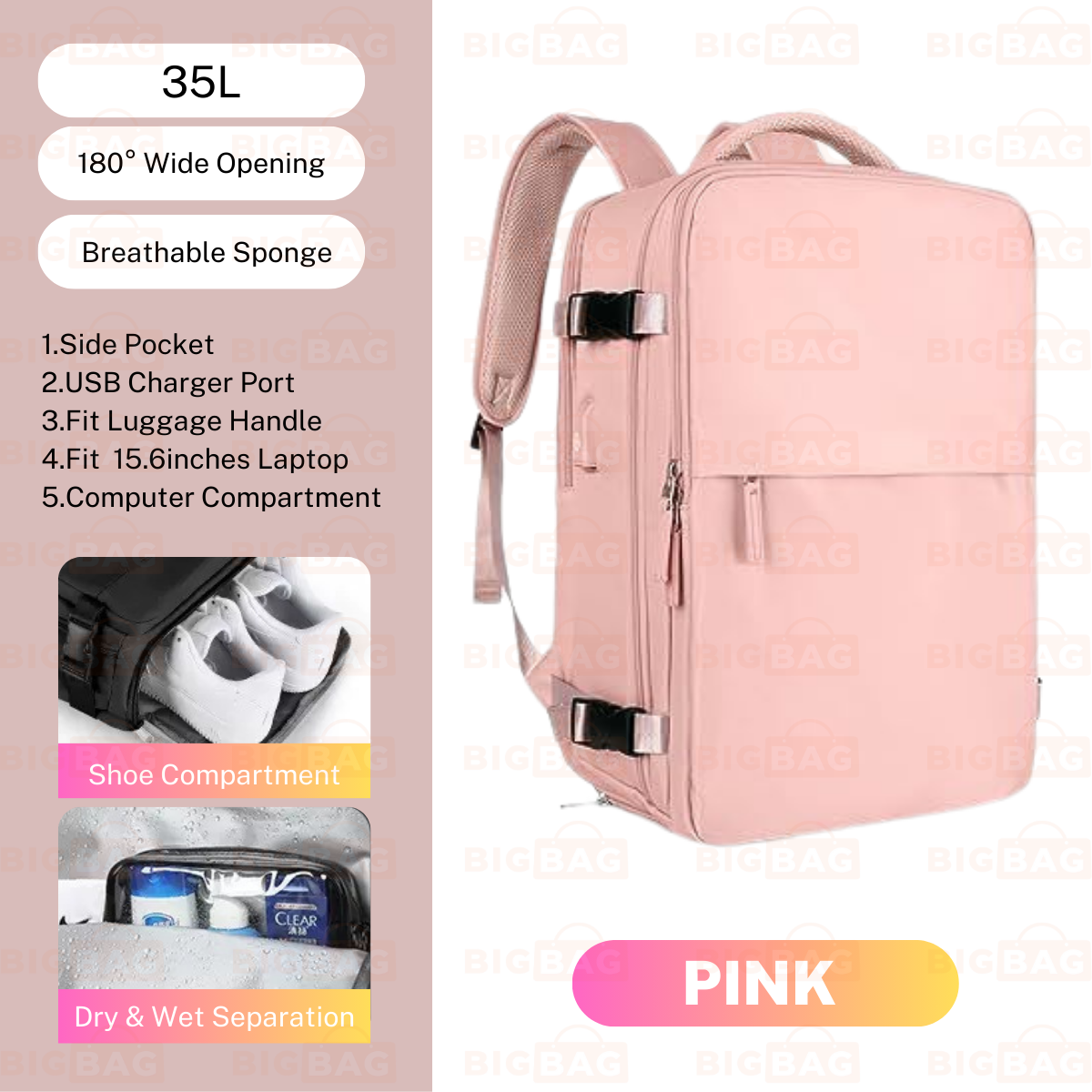 Waterproof Laptop Backpack