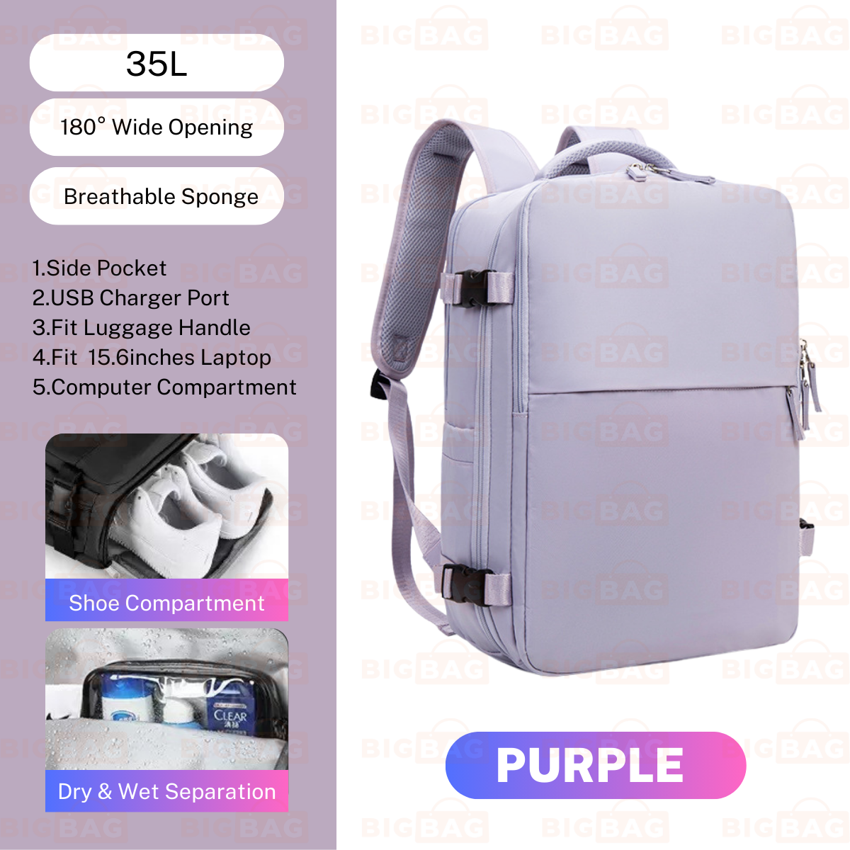 Waterproof Laptop Backpack
