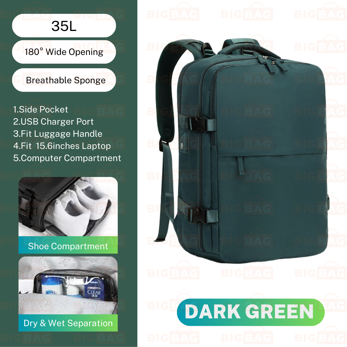 Waterproof Laptop Backpack