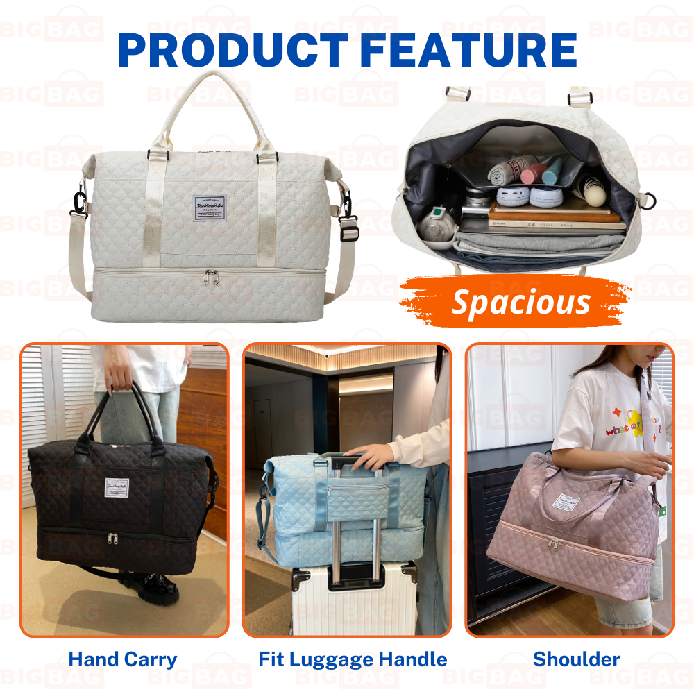 Travel Bag With Shoe Compartment