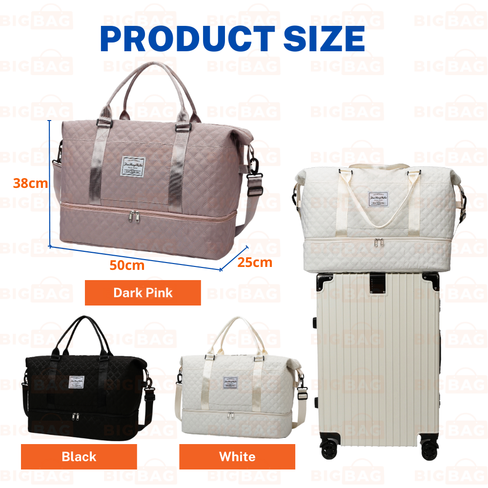 Travel Bag With Shoe Compartment