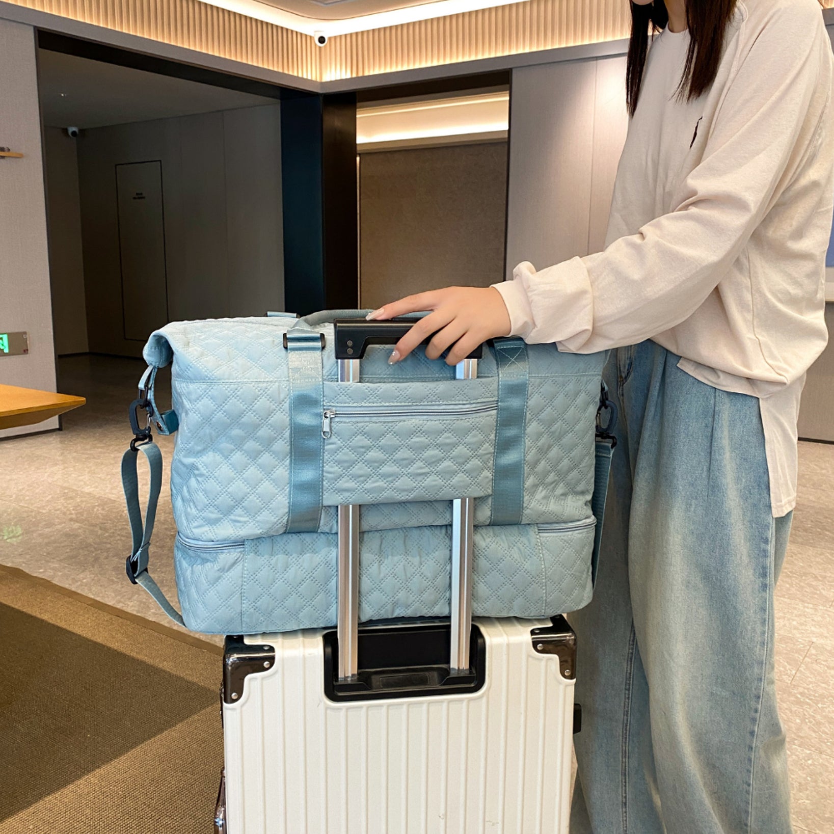 Travel Bag With Shoe Compartment