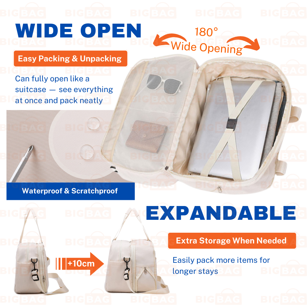 Expandable Weekender Bag