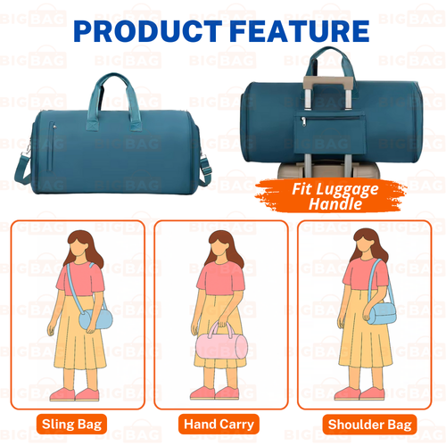 2 In 1 Travel & Garment Bag