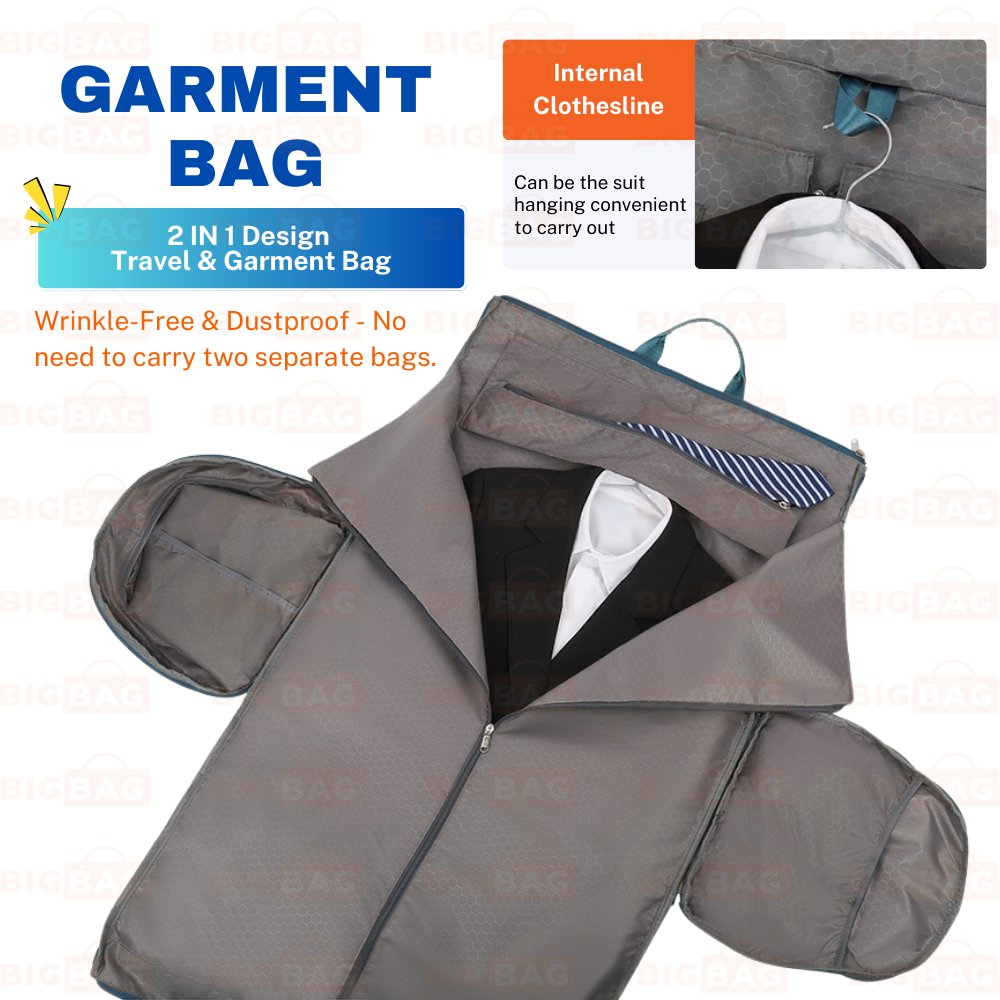 2 In 1 Travel & Garment Bag