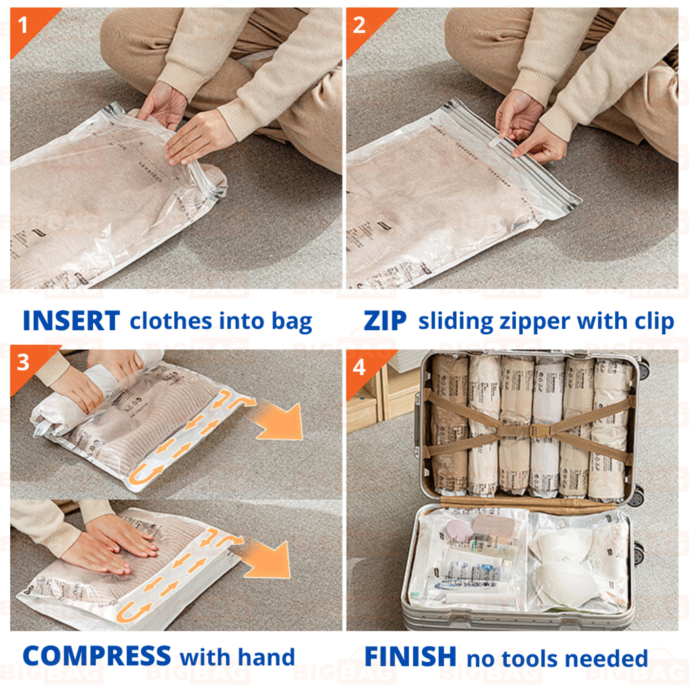 Hand Roll Vacuum Bag