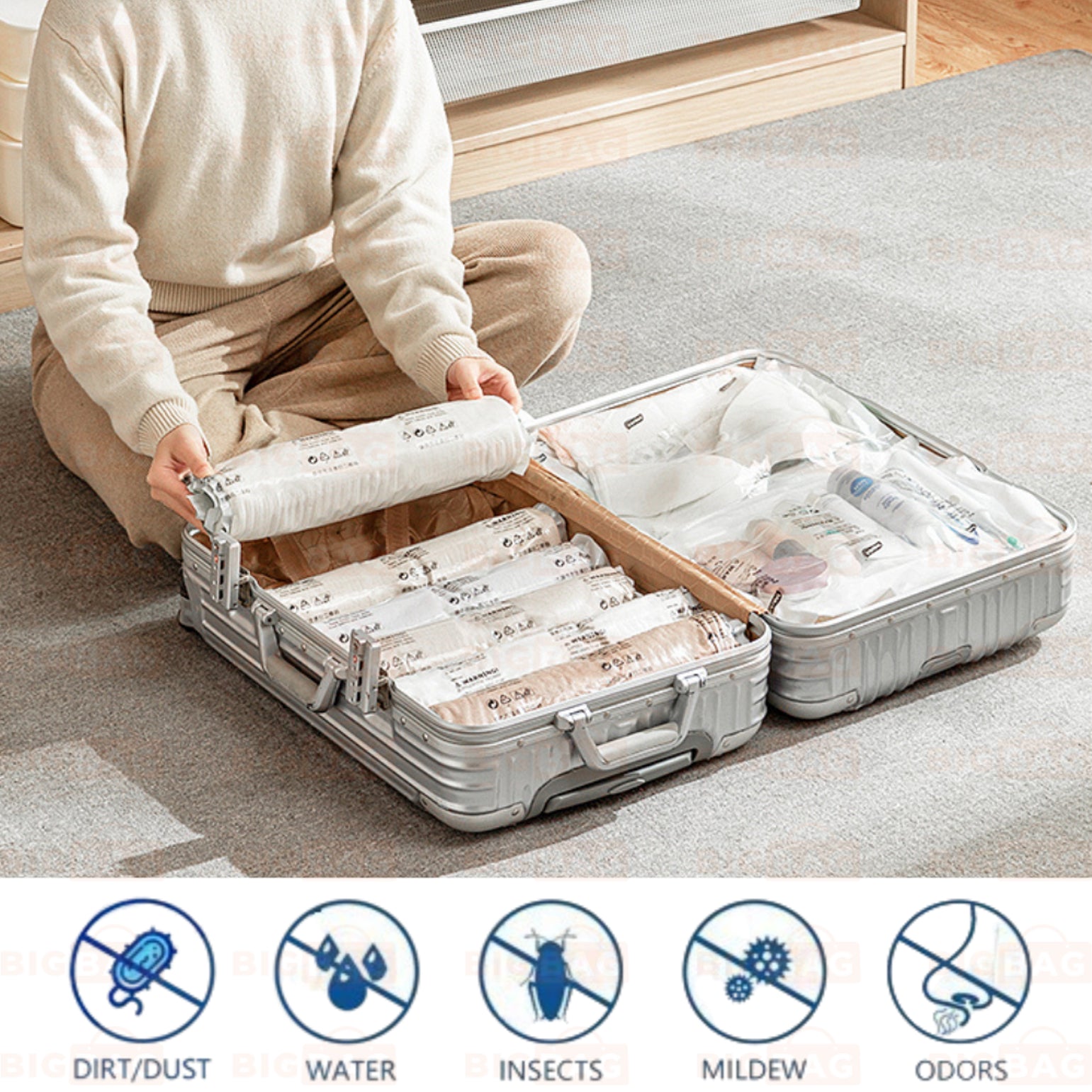 Hand Roll Vacuum Bag