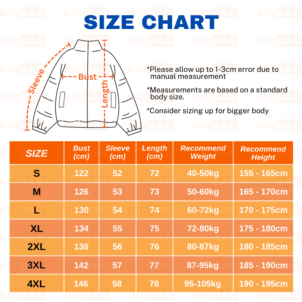 Winter Down Jacket Men