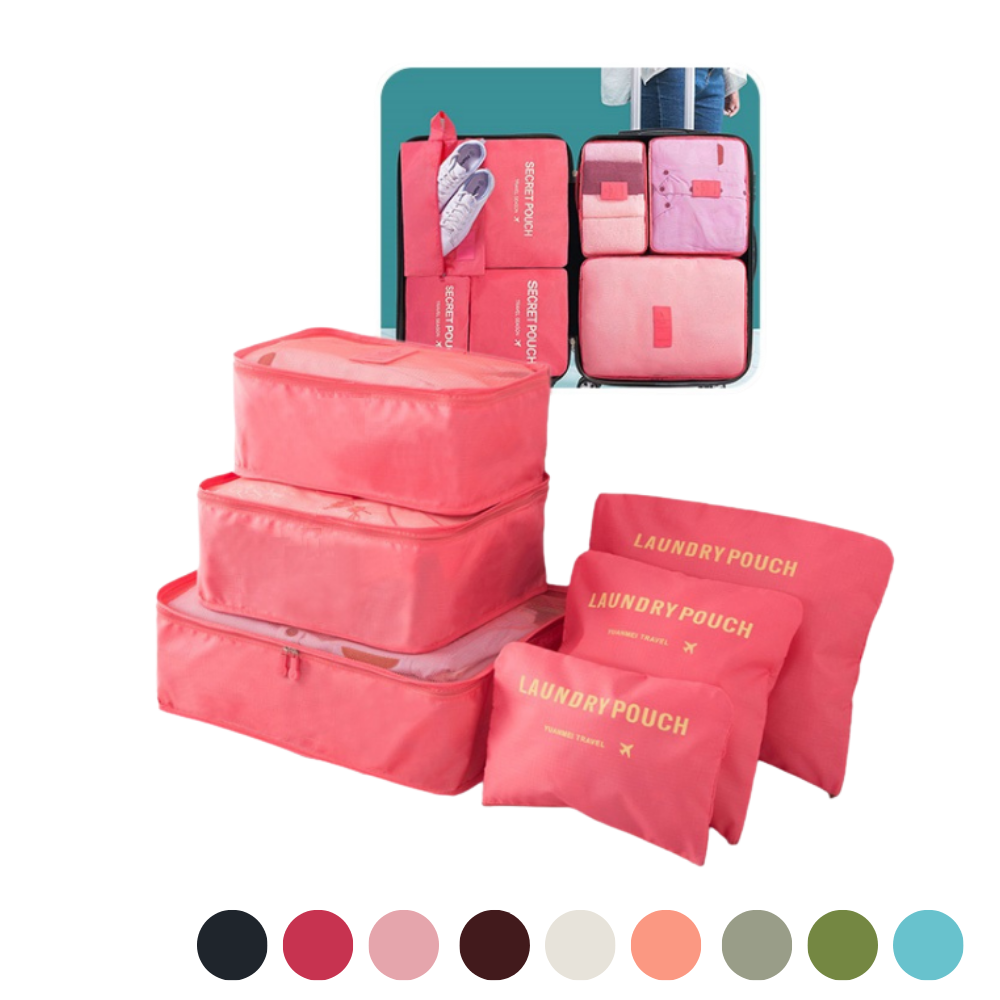 6 In 1 Travel Organizer Bag Set