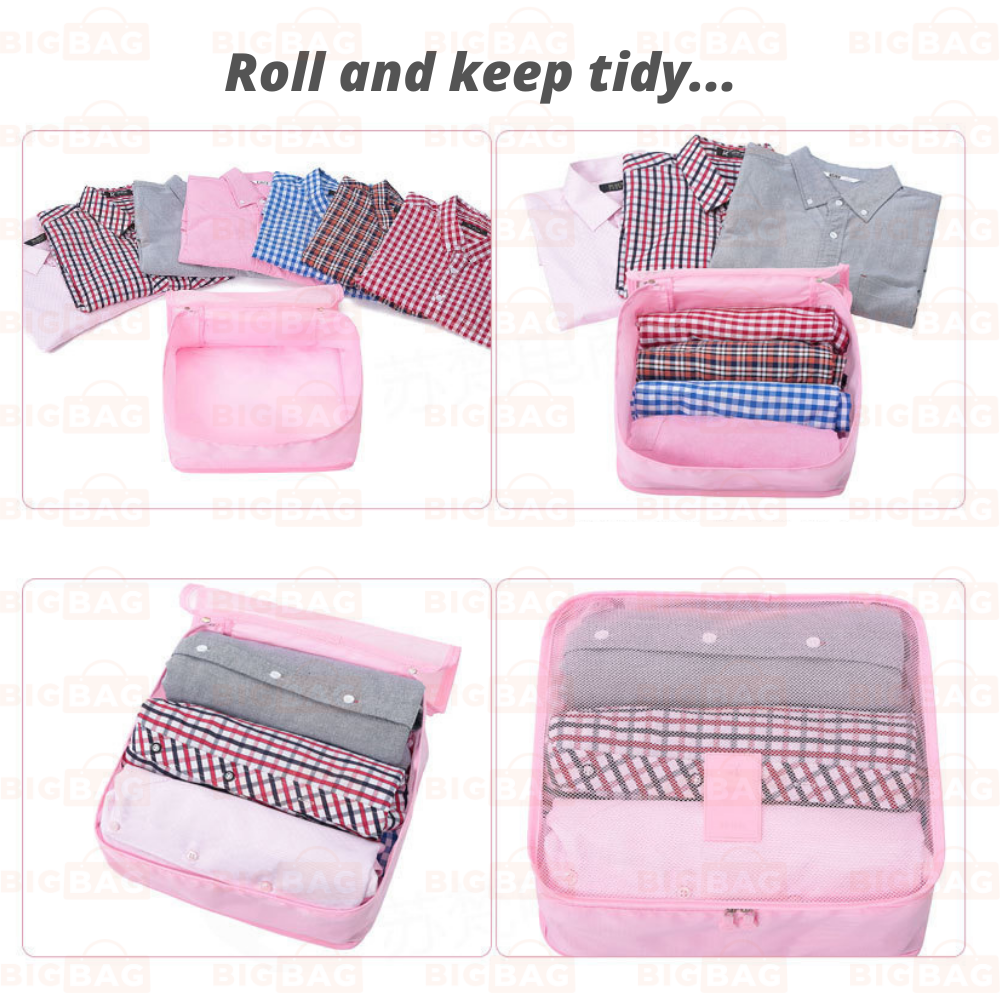 6 In 1 Travel Organizer Bag Set