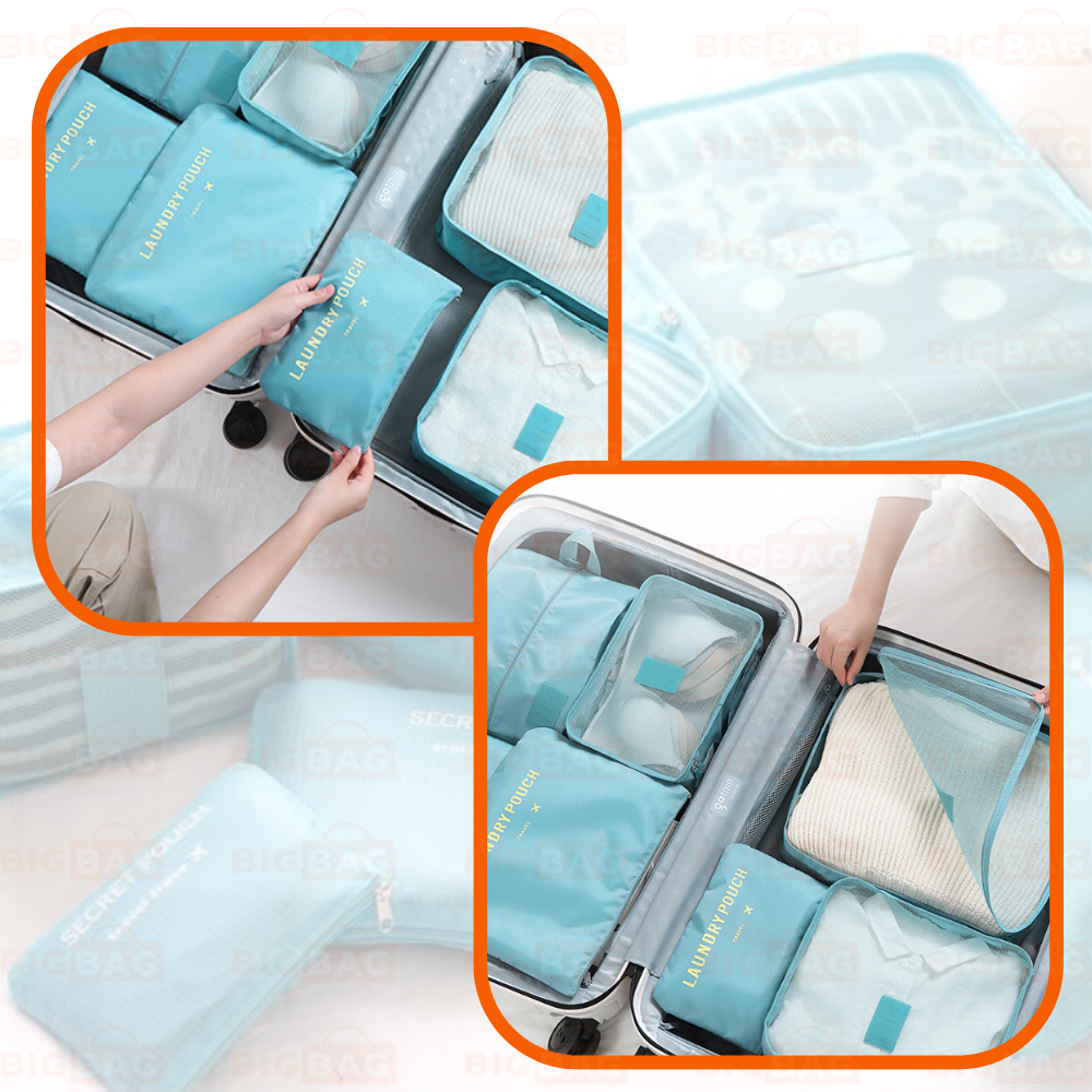 6 In 1 Travel Organizer Bag Set