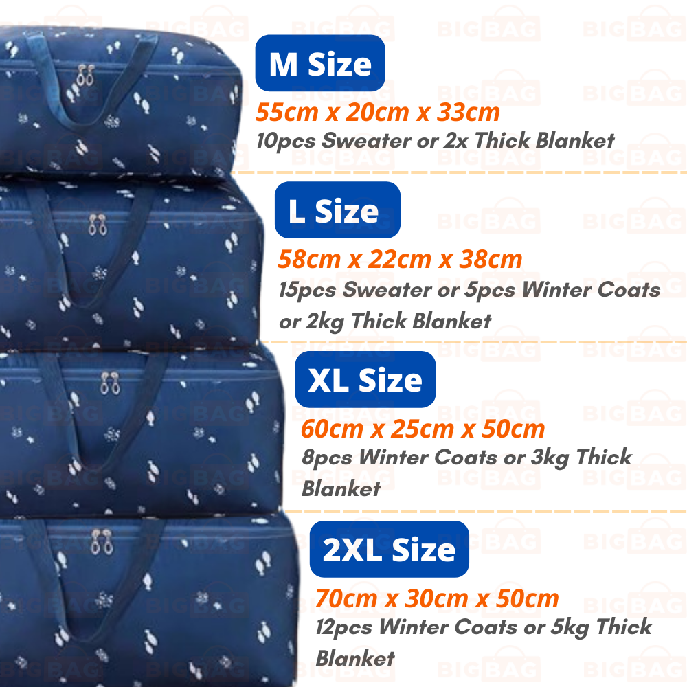 Bedsheet Quilt Storage Bag