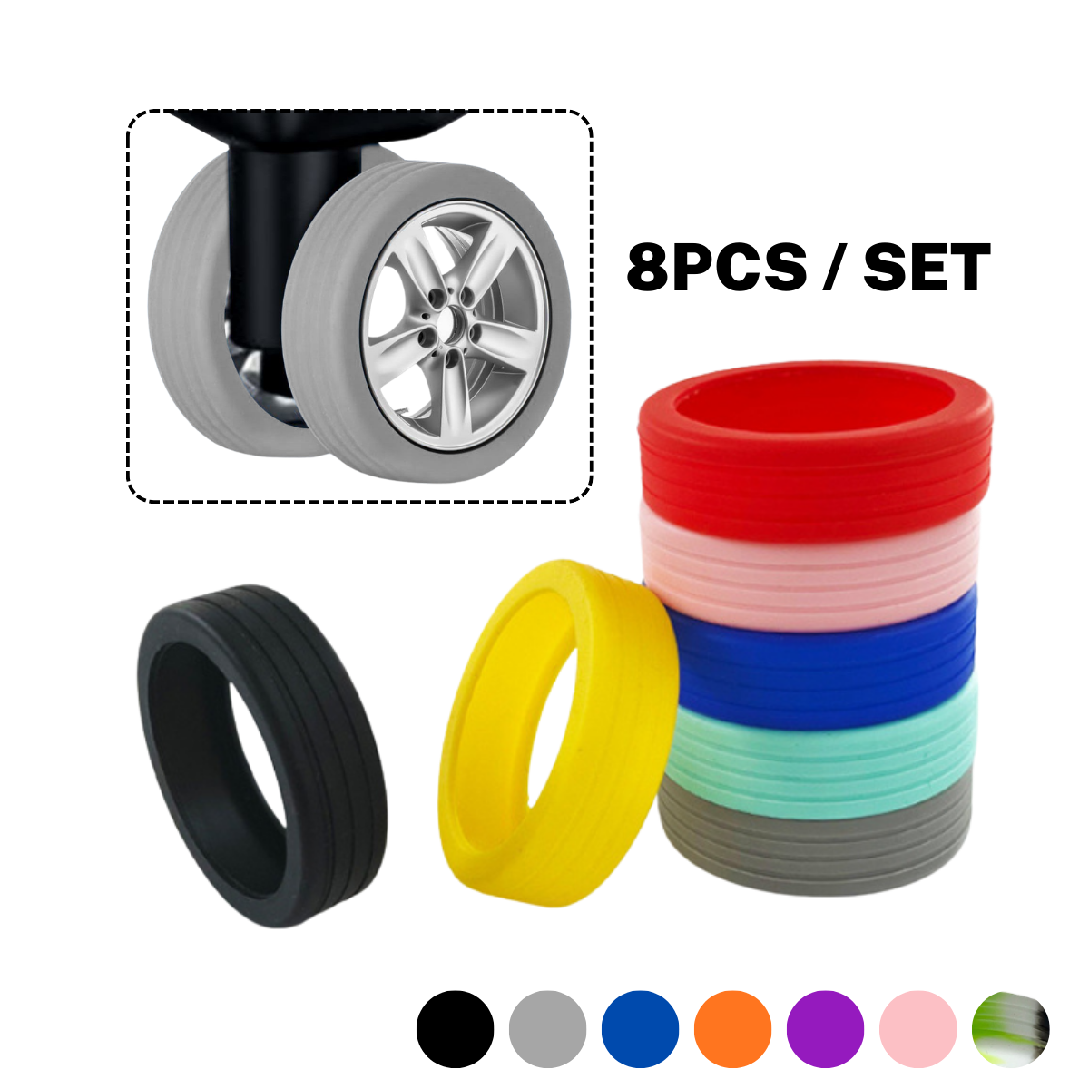 Luggage Wheel Cover