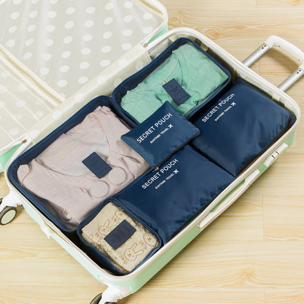 6 In 1 Travel Organizer Bag Set