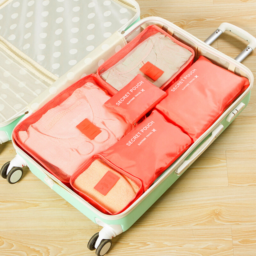 6 In 1 Travel Organizer Bag Set