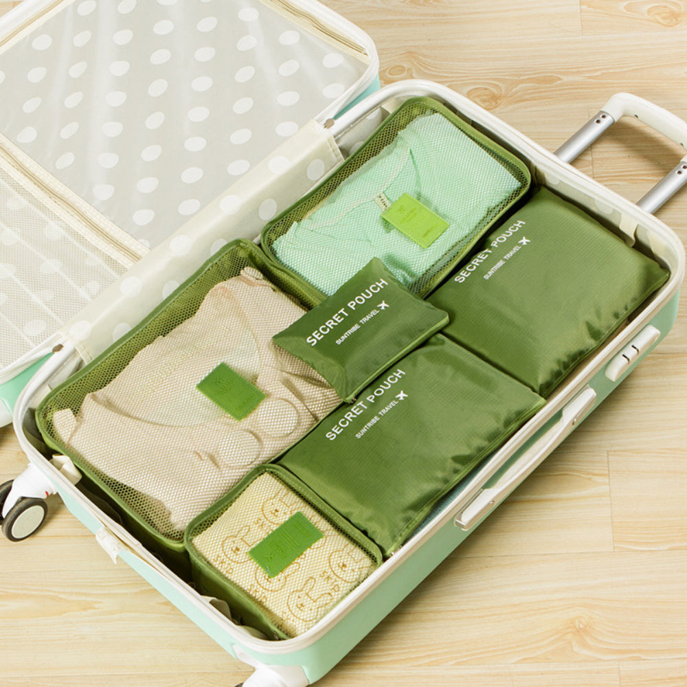 6 In 1 Travel Organizer Bag Set