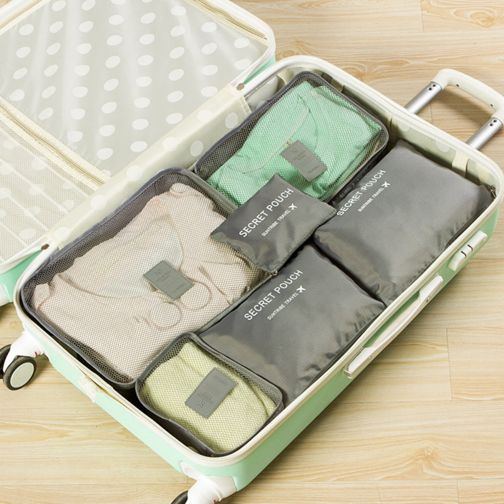 6 In 1 Travel Organizer Bag Set