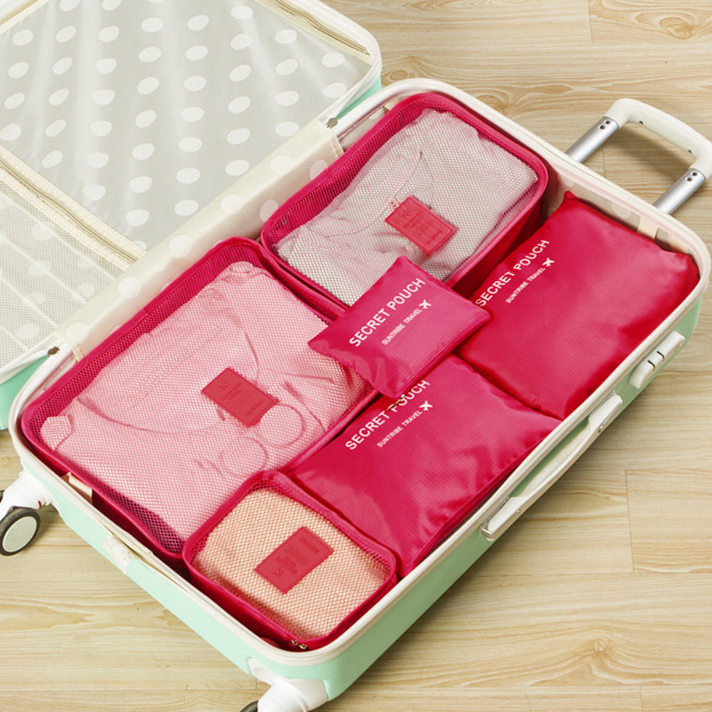 6 In 1 Travel Organizer Bag Set
