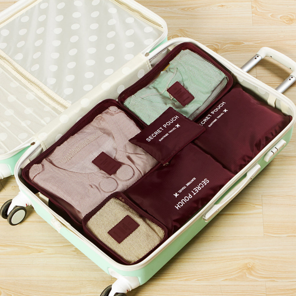 6 In 1 Travel Organizer Bag Set