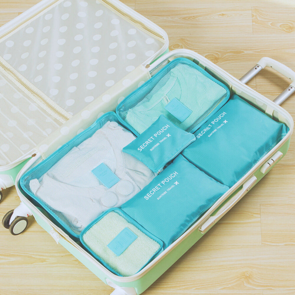 6 In 1 Travel Organizer Bag Set