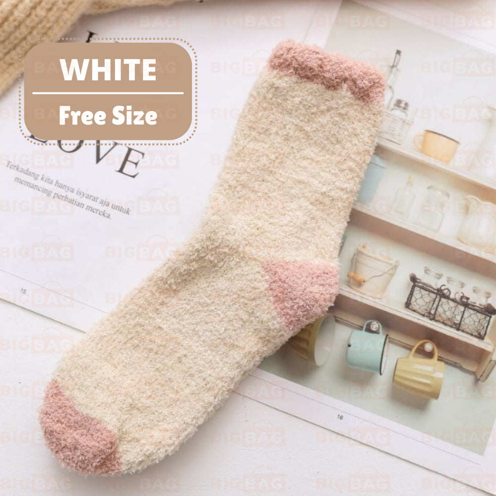 Maternity Socks Stokin Pantang Ibu Bersalin Stokin Tebal Perempuan Stocking Woman Fluffy Socks Winter Socks 月子袜