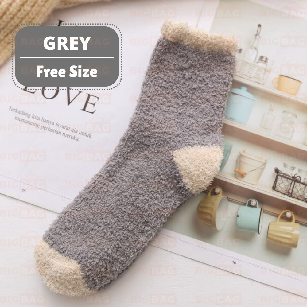 Maternity Socks Stokin Pantang Ibu Bersalin Stokin Tebal Perempuan Stocking Woman Fluffy Socks Winter Socks 月子袜